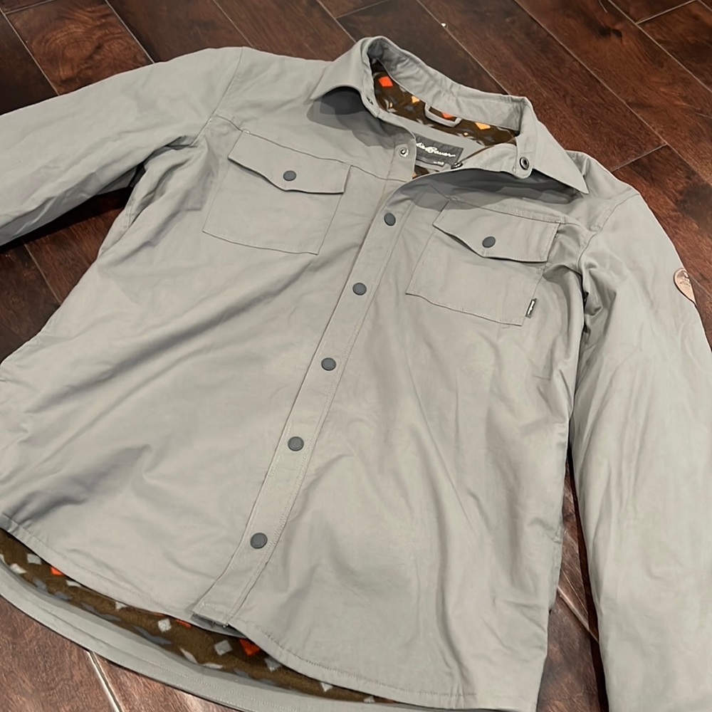 Mens Eddie Bauer Jacket Lined with Fleece